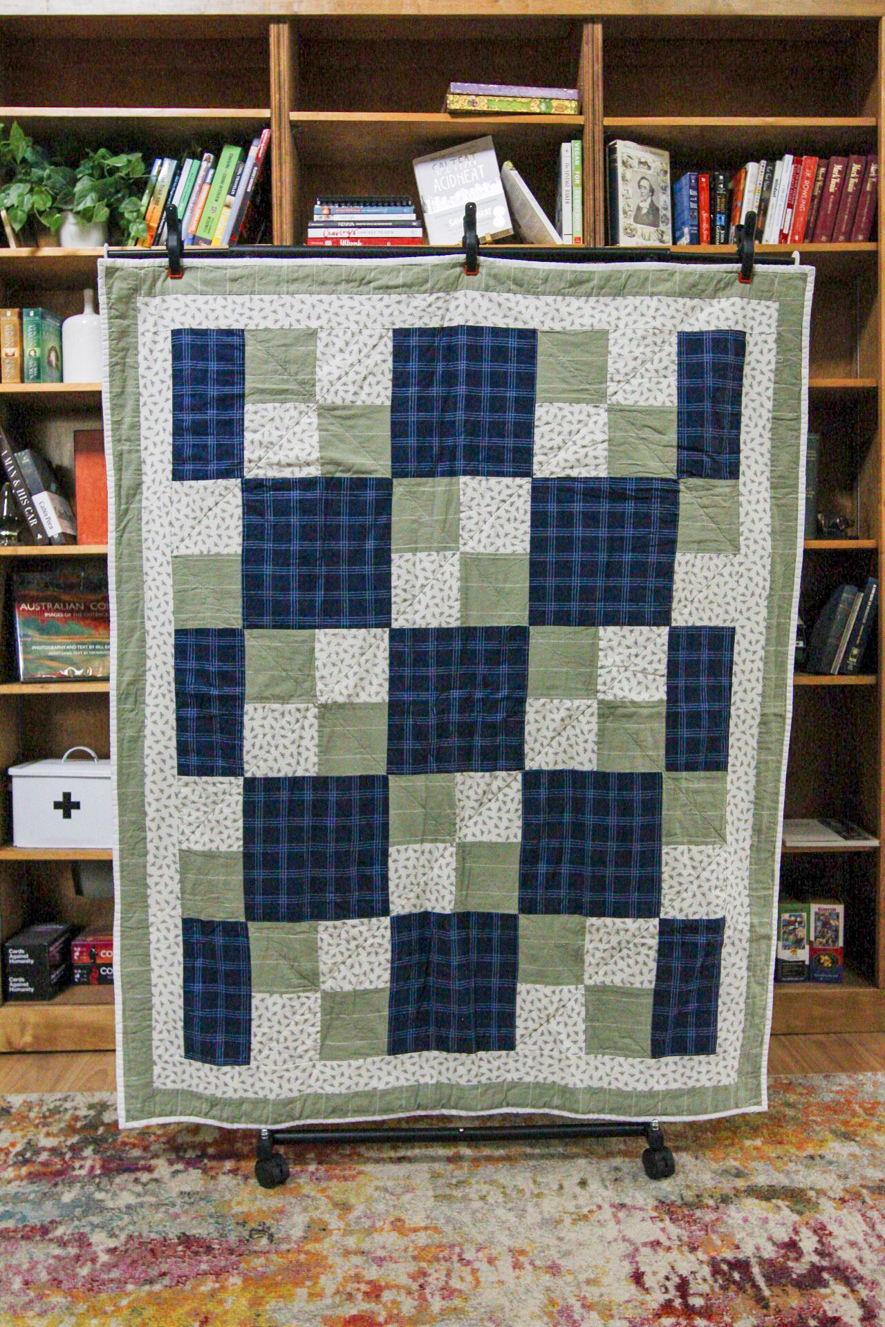 Mountainous Landscape Quilt (Throw size)