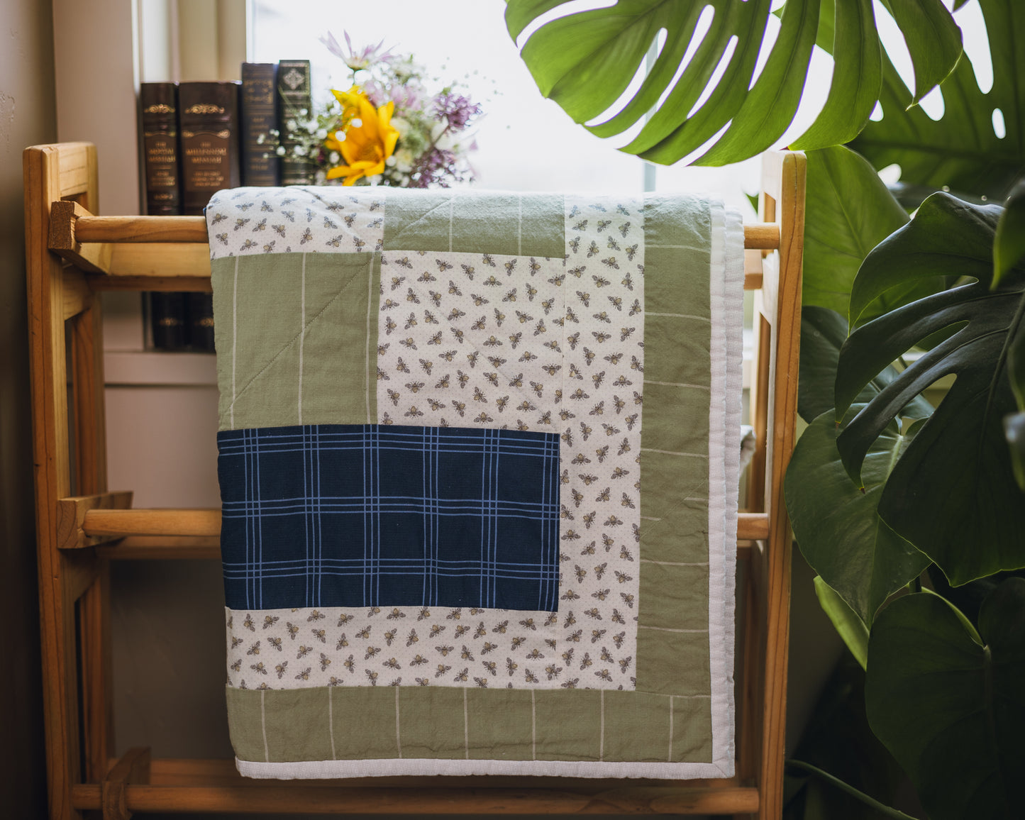 Mountainous Landscape Quilt (Throw size)